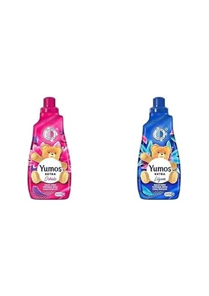 Yumoş Extra Konsantre Çamaşır E 1440 ml ve Yumoş Extra Çamaşır Yumuşsı Lilyum 1440 ml