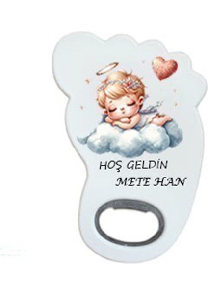 Yeni Doğan Bebek Için Hediyelik 70 Adet Ayak Magnet Açacak
