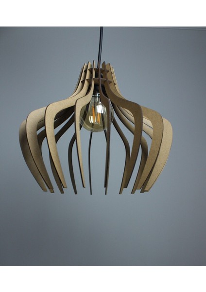 Dekoratif, Ahşap Avize ,modern Lazer Kesim Mutfak Yatak Odası Salon Sarkıt Ahtapot Avize Aydınlatma indirimleri