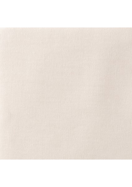 Soft Basic Tek Kişilik Düz Kenar Çarşaf - Ekru - 160X240 cm