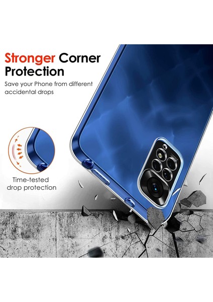 Xiaomi Redmi Note 11 Pro - 12 Pro 4g Uyumlu Kılıf Kamera Çıkıntılı Korumalı Yumuşak Şeffaf Silikon + 9h Ekran Koruyucu Cam Set 2in1 indirimleri