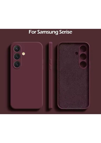 Samsung Galaxy A36 Kılıf Lansman Kamera Korumalı Içi Kadife Yumuşak Renkli Silikon Mat Hisli Süet Liquid