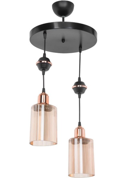 Akses Seda 2 Li Üçgen Bal Salon Mutfak Yatak Odası Yemek Odası Antre Hol Avize