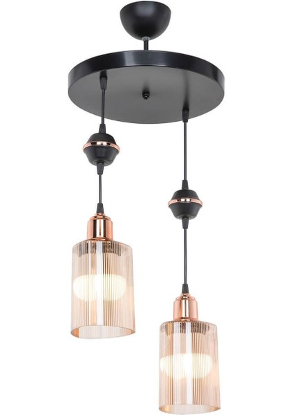 Akses Seda 2 Li Üçgen Bal Salon Mutfak Yatak Odası Yemek Odası Antre Hol Avize fiyatları