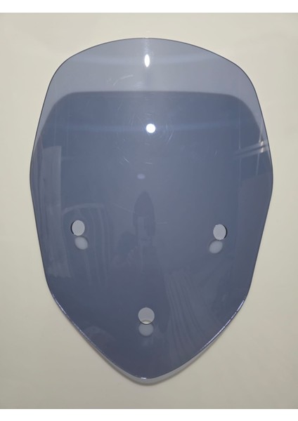 Piaggio X9 250 -500 Siperlik Ön Cam 2004 2006 Model 49CM Açıkfüme Renkli 4mm Orta Boylu Cam