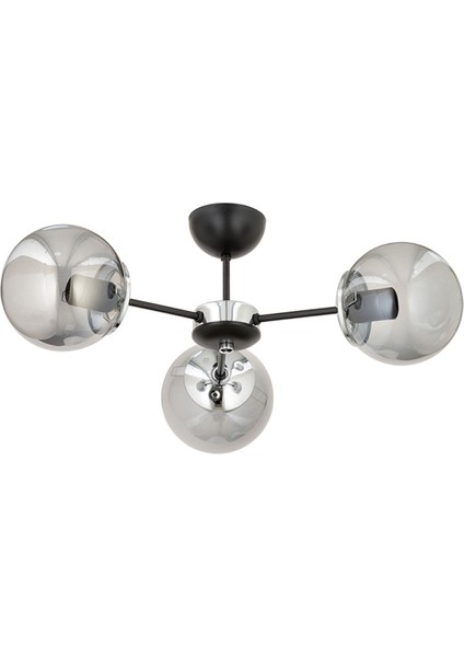 Güneş 3 Lü Modern (Füme Camlı) Salon Yatak Odası Mutfak Avize fiyatları