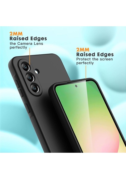 Samsung Galaxy A26 Kılıf Kamera Korumalı Yumuşak Renkli Mat Silikon + 9h Ekran Koruyucu Cam 2in1 Set fiyatları