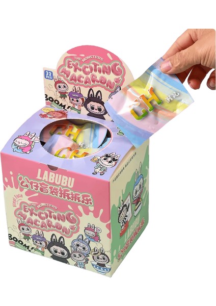 32 Adet Sanrio Labubu Aile Oyuncak Figür Kawaii Heykelcik Bebek (Yurt Dışından)