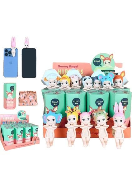 12 Adet Set Sonny Melek Kör Kutu Hayvan Serisi Figürler Oyuncaklar Süsler Hayranları Için Bebekler Çocuklar Noel Hediyeleri Kediler Yaşam AKSIYONRENK:12PCS Set (Yurt Dışından)