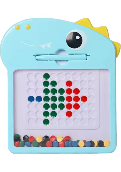 1pc Karikatür Manyetik Yazı Tahtası Manyetik Kalem Çizim Tahtası Çocuk Manyetik Kalem Bebek Çizim Tahtası Kız Eğitici Oyuncak Renk: M-Mavi Dinozor (Yurt Dışından)