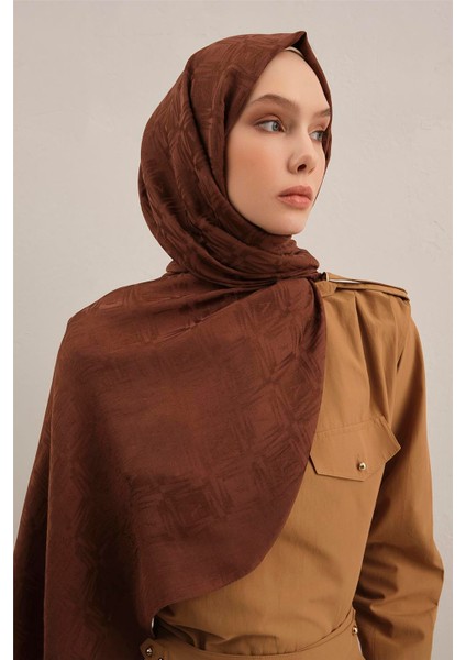 Lyocell Naia Kare Monogram Şal 6 16 fırsatları