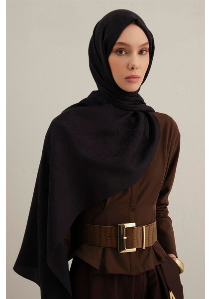 Lyocell Naia Kare Monogram Şal 6 03 modelleri