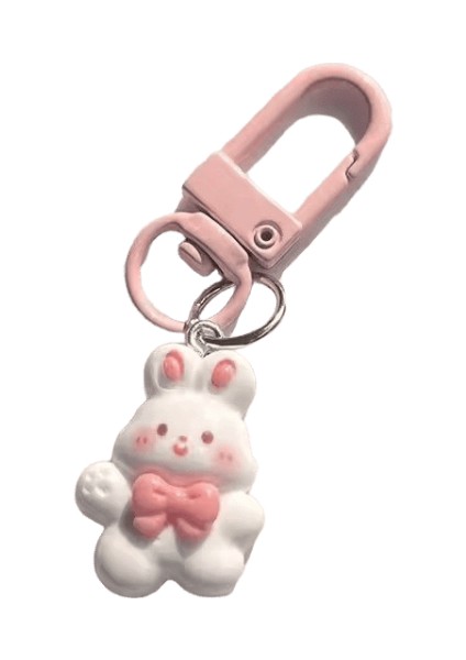 Mini Tavşan Anahtarlık Sevimli Karikatür Sırt Çantası Dekorasyon Moda Kız Öğrenciler Anahtarlık Kore Basit Çanta Aksesuarları Takı Hediyerenk: A / Boyut: 6cm (Yurt Dışından)