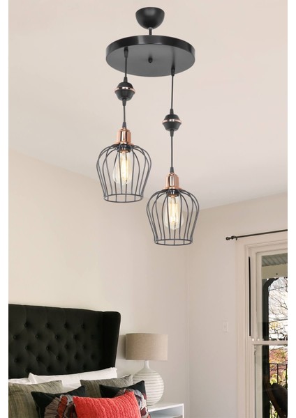 Akses Seda 2 Li Lena Salon Mutfak Yatak Odası Yemek Odası Antre Hol Avize fırsatları