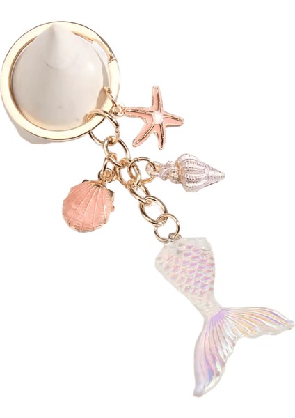 Sevimli Deniz Anahtarlık Denizyıldızı Kabuk Kabuklu Kalp Anahtarlık Denizkızı Kuyruğu Anahtar Zincirleri Kadınlar Için Yaz Hediyeleri Erkekler Dıy El Yapımı Takı (Yurt Dışından)