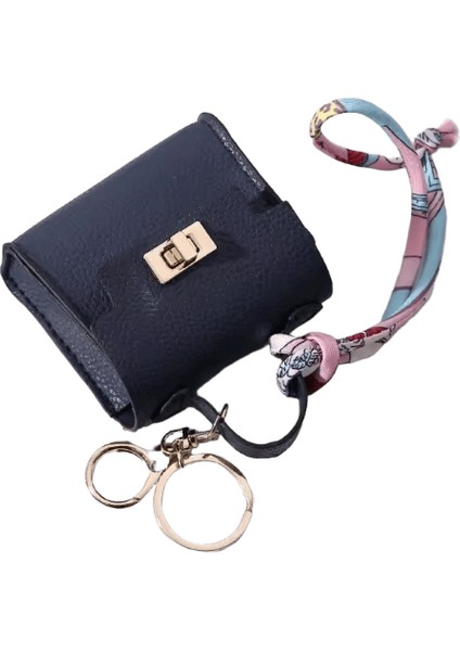 Ruj Çantası Mini Lüks Kulaklık Çantası Bozuk Para Cüzdanı Anahtarlık Deri Bozuk Para Çantası Şık Deri Mini Çanta Anahtarlık Kadın/bayanrenk:turuncu (Yurt Dışından)