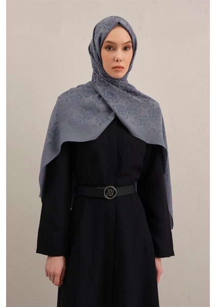 Lyocell Naia Kare Monogram Şal 6 26