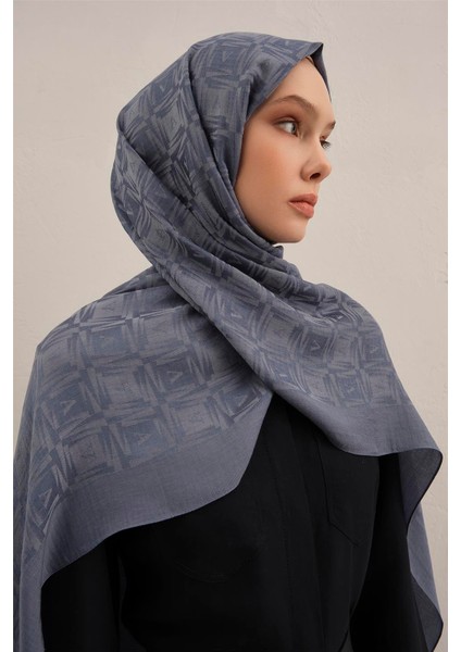 Lyocell Naia Kare Monogram Şal 6 26 modelleri