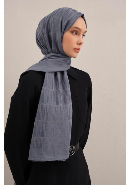 Lyocell Naia Çubuk Desen Şal 3 26