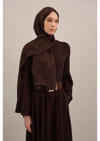 Lyocell Naia Kare Monogram Şal 6 10