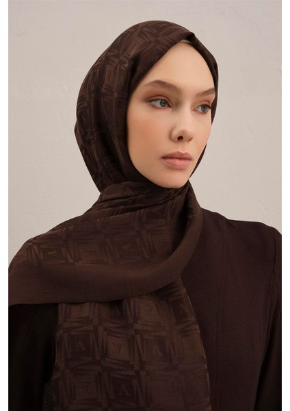 Lyocell Naia Kare Monogram Şal 6 10 fırsatları