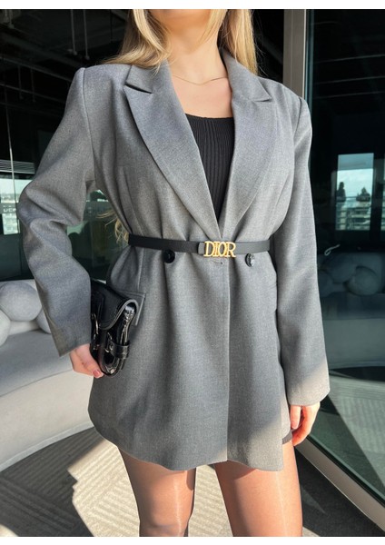 Madelin Çift Düğme Blazer Ceket