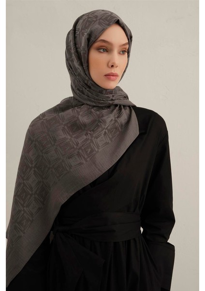 Lyocell Naia Kare Monogram Şal 6 18