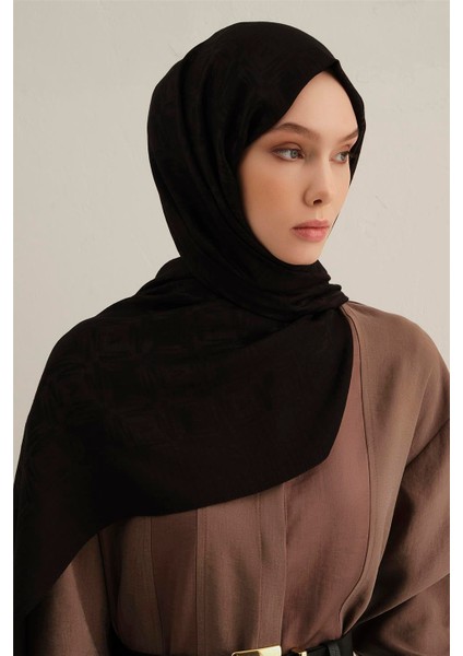 Lyocell Naia Kare Monogram Şal 6 01 fırsatları