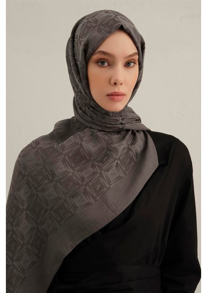 Lyocell Naia Kare Monogram Şal 6 18 fırsatları