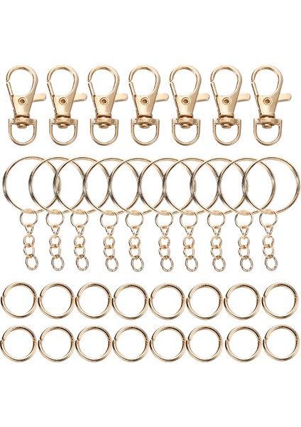 70 Adet / Takım Döner Geçmeli Kanca ve Zincir Atlama14 x 32MM (Yurt Dışından)