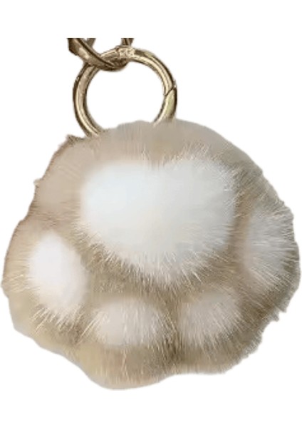 Kadın Güzel Kedi Paw Faux Kürk Anahtarlık Charm Moda Peluş Ayı Paw Araba Anahtarlık Çanta Kolye Anahtarlıklar Parti Favor Takı (Yurt Dışından)