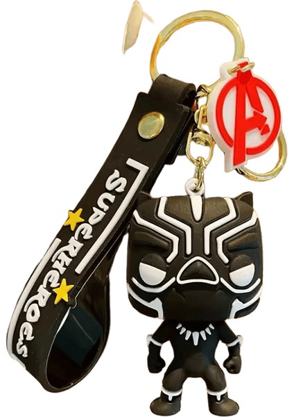Marvel Anahtarlık Silikon Çanta Anahtarlık Kadınlar Için Disney Örümcek Adam Anahtarlık Araba Asılı Aksesuarlar Takı Hediyeler Renk:5 (Yurt Dışından)