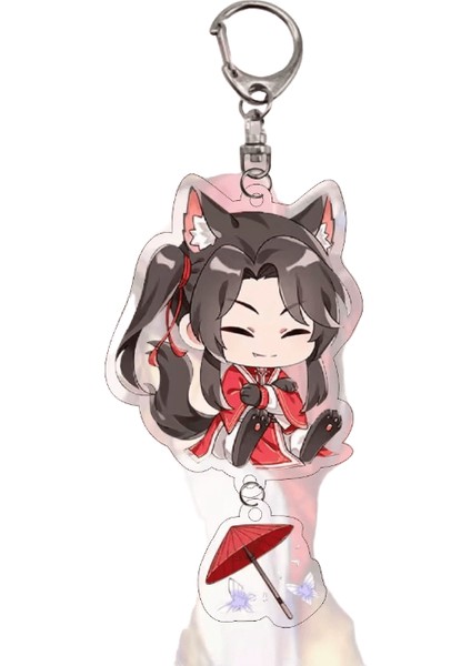 Anime Tian Guan Ci Fu Anahtarlık Akrilik Xie Lian Hua Cheng Boyut: 6 cm (Yurt Dışından)
