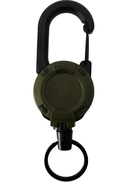 1/2/4/8 Adet Uzatılabilir Geri Çekilebilir Tutucular Anahtarlık Rozet Makaraları Erkekler Için Karabina Anahtarlıklı Ağır Hizmet Klipsi Açık Çantalar (Yurt Dışından)