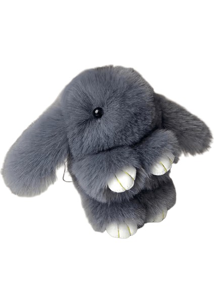 15CM Tavşan Kürk Anahtarlık Kadın Çanta Araba Anahtarlık Kolye Dekorasyon Takı Çanta Askıları Aksesuarlar Hediyeler (Yurt Dışından)