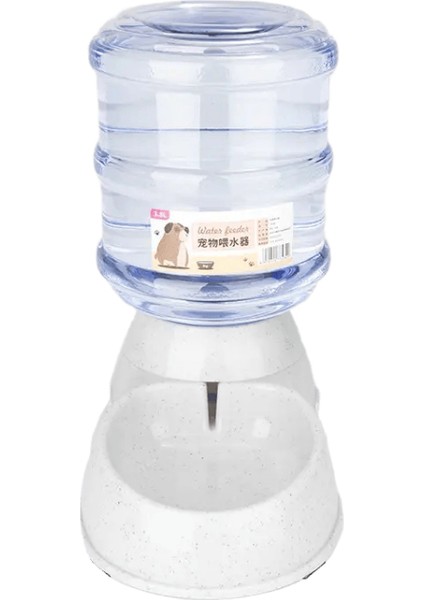 Büyük Kapasiteli Pet Besleyici Kaseleri Küçük Köpek Mesih Kasesi Otomatik Su Dağıtıcı Kedi Kaseleri Evcil Hayvan Besleme Kaseleri Içecek Su Kasesi Renk: CW022-3 (Yurt Dışından)
