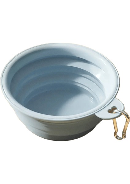 Köpek Evcil Hayvan Katlanır Silikon Kase Açık Seyahat Katlanabilir Portatif Kedi Maması Su Konteyneri Besleme Tepsi Kase Kase Pet Malzemeleri Malzemeler: Mavi/beden: 350ML (Yurt Dışından)