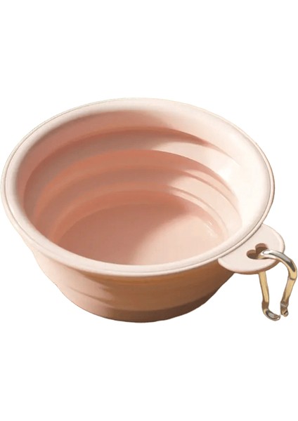 Köpek Evcil Hayvan Katlanır Silikon Kase Açık Seyahat Katlanabilir Portatif Kedi Maması Su Konteyneri Besleme Tepsi Kase Köpek Kaseleri Renk: Pembe/boyut: 350ML (Yurt Dışından)