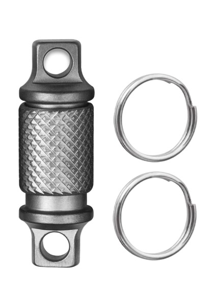 Edc Titanyum Alaşımlı Anahtarlık Hızlı Açma Tokası 360 ° Döndürme Paslanmaz Çelik Anahtarlıklı Mini Taşınabilir Bağlantı Aracı Renk: Gümüş (Yurt Dışından)