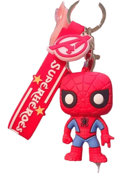 Marvel Anahtarlık Silikon Çanta Anahtarlık Kadınlar Için Disney Örümcek Adam Anahtarlık Araba Asılı Aksesuarlar Takı Hediyelerrenk:2 (Yurt Dışından)