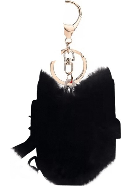 Moda Kalp Peluş Saç Topu Anahtarlık Kadınlar Için Yumuşak Kürklü Ponpon Aşk Araba Anahtarlık Çanta Kolye Anahtar Yüzükler Takı Aksesuarları (Yurt Dışından)