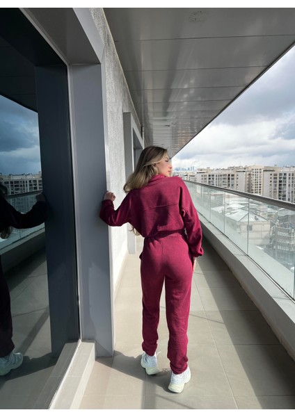 Limber Yırtık Detay Sweatshirt Takım