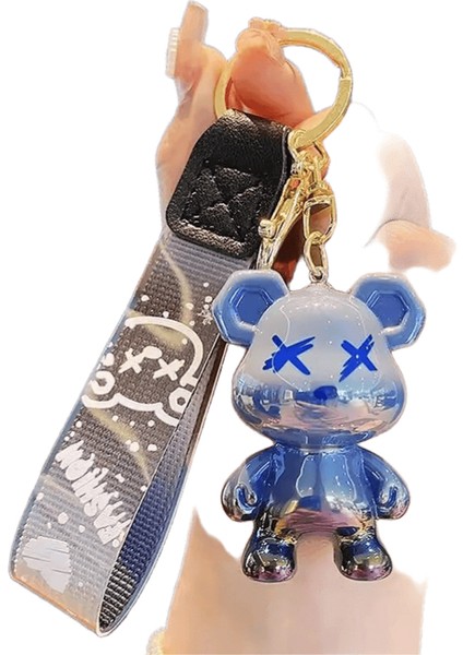 Askılı Sevimli Ayı Anahtarlık En Iyi Araba Anahtarı Anahtarlık Hayvan Çantası Sırt Çantası Anahtarlık Charm Kolye Aksesuar Arkadaş Için Hediye (Yurt Dışından)