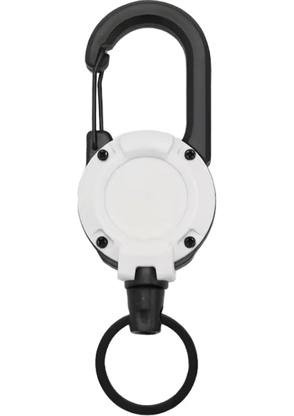 1/2/4/8 Adet Uzatılabilir Geri Çekilebilir Tutucular Anahtarlık Rozet Makaraları Erkekler Için Karabina Anahtarlıklı Ağır Hizmet Klipsi Açık Çantalar (Yurt Dışından)