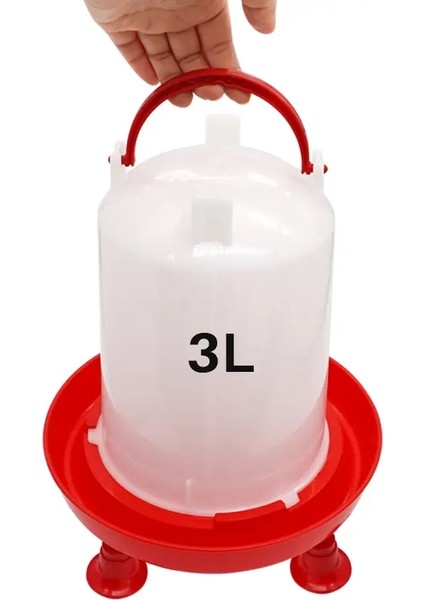 1pc 1.5kg/3l Kümes Hayvanları Otomatik Içici Kova Tavuk Besleyici Namlu Su Kovası Bıldırcın Bıldırcın Içme Çiftliği Tavuk Kümesi Su Tedarik: 1.5kg Besleyici Kovası (Yurt Dışından)
