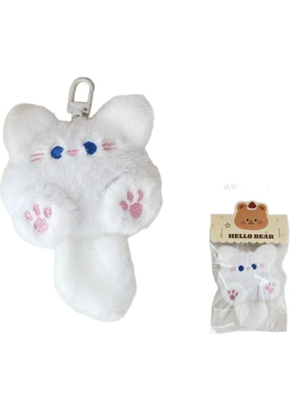 Sevimli Peluş Kedi Bebek Kolye Kız Sırt Çantası Bebek Kolye Çift Çanta Anahtarlık Dekoratif Hediyerenk:yavru Kedi Kolye (Yurt Dışından)