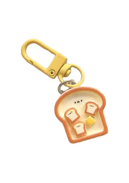 Sevimli Karikatür Haşlanmış Yumurta Muz Tost Anahtarlık Yaratıcı Kahvaltı Gıda Anahtarlık Sırt Çantası Dekorasyon Çanta Kolyerenk:a1 (Yurt Dışından)