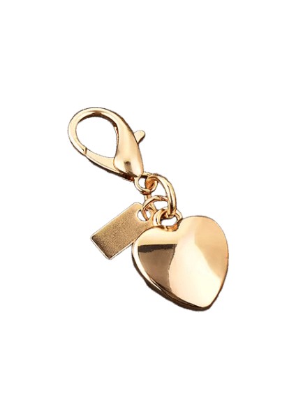 2025 Yeni Moda Anahtarlık Araba Anahtarı Kolye High-End Çanta Aksesuarları Altın Aşk Çiçek Kolye Ayı Kiraz Anahtarlık Takı Hediye (Yurt Dışından)