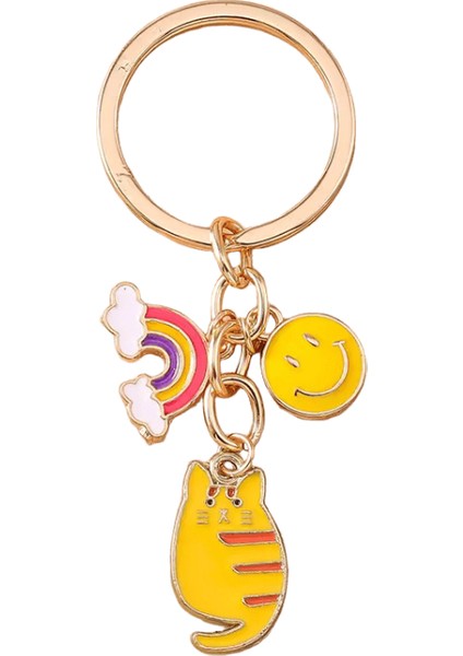 Sevimli Emaye Tavşan Tavşan Anahtarlık Aşk Kalp Anahtarlık Kolye Kadınlar Için Kızlar Çanta Dekor Dıy Takı Aksesuarları (Yurt Dışından)