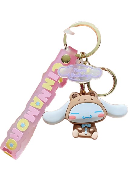 Sanrio Anime Anahtarlık Kawaii Cinnamoroll Anahtarlık Yeni Parti Tarzı Karikatür Araba Anahtarlık Kadın Çanta Kolye Süsler Çocuk Hediye Için (Yurt Dışından)